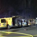Fünf Postautos abgebrannt