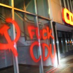 Farbe gegen CDU-Zentrale