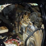 Auto von Fascho der "Volksbewegung Nordthüringen" abgefackelt