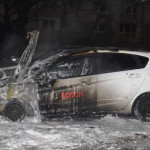 Drei Autos von Bosch abgefackelt