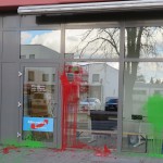 Farbe gegen AfD-Büro