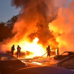 Brandanschlag auf Porsche-Zentrum