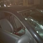 Auto von Gerald Höns (AfD) beschädigt