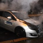 ThyssenKrupp-Auto abgebrannt