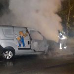 Wisag-Firmenwagen ausgebrannt