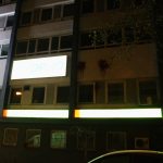 Farbe gegen Büro der „Deutschen Polizeigewerkschaft“ (DPolG)