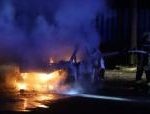 Drei Firmenwagen von Dussmann abgebrannt
